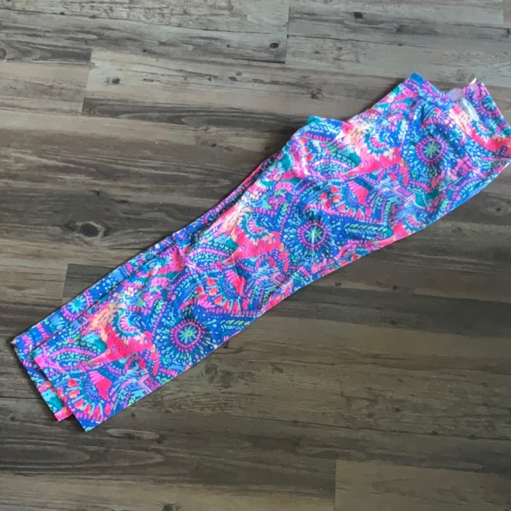 Lilly Pulitzer Vibrant Pink and Blue pants